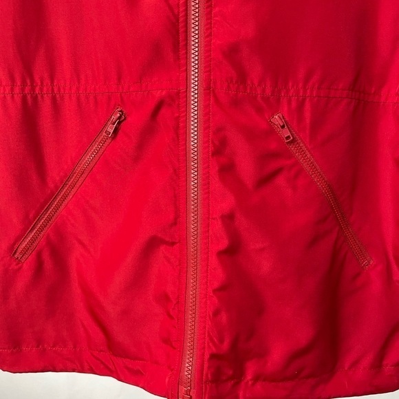 Greg Norman Full Zip Wind Rain Jacket in Red Size Medium - Picture 2 of 5
